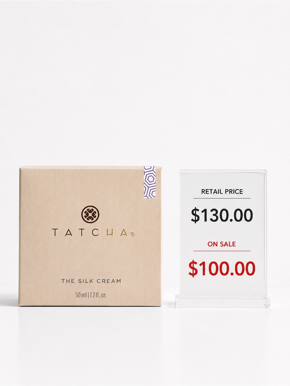 Tatcha The Silk Cream Moisturizer - Beige and Gold Accent